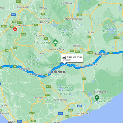 Colombo Airport To Arugam Bay Transfer Via Balangoda