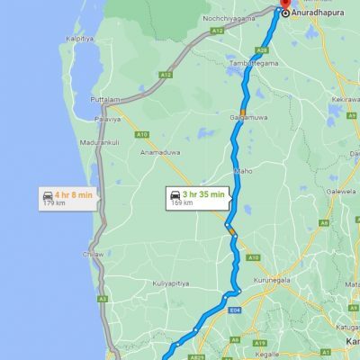 Colombo Airport to Anuradhapura Transfer