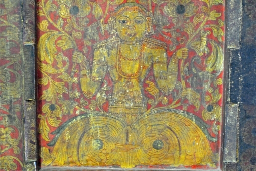 painting in gadaladeniya temple old