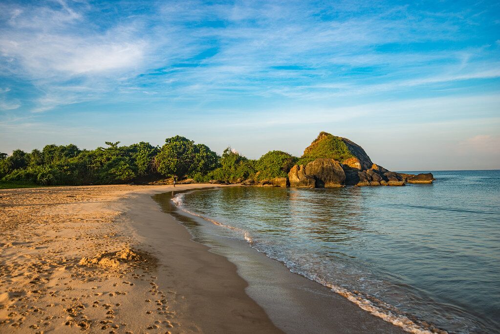 Beautiful Beach at Ahungalle