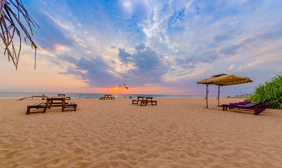 Evening best Location at Ahungalle Beach