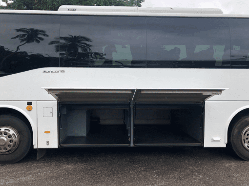 45 seater luxury bus luggage space