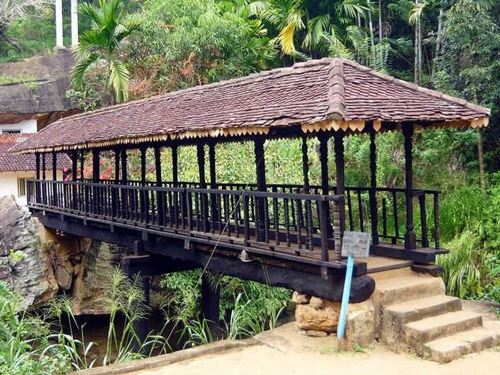 Bogoda wooden bridge photo