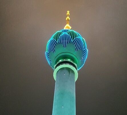 lotus tower top