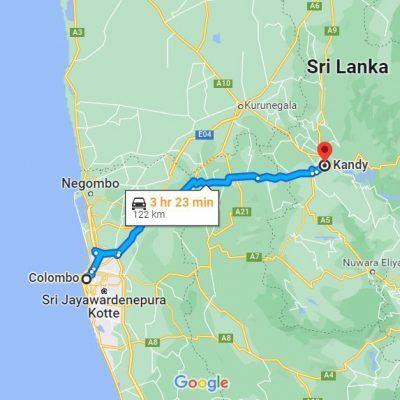 Kandy City to Colombo City Transfer