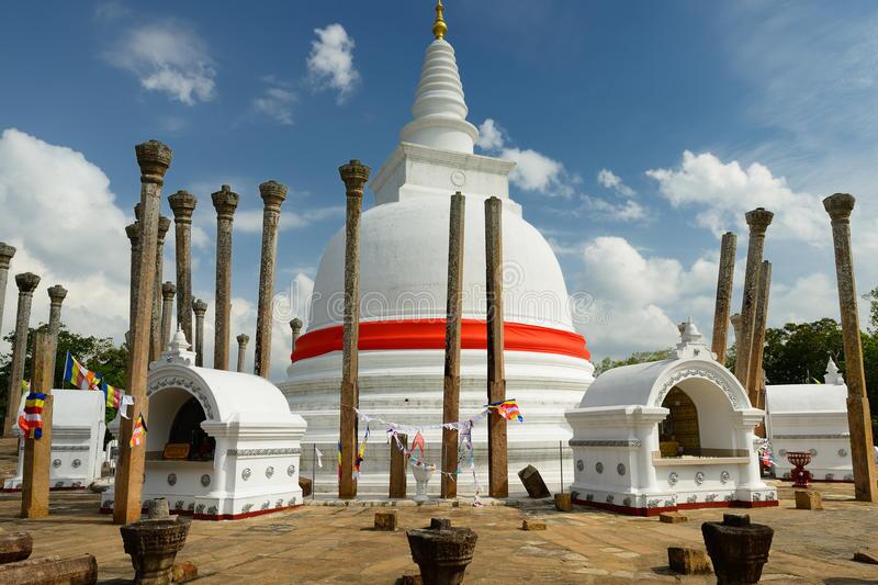 anuradhapura-ruin-thuparamaya-dagoba-sri-lanka-historical-capital-city-sinhalese-buddhist-state-lances-photograph-53227425