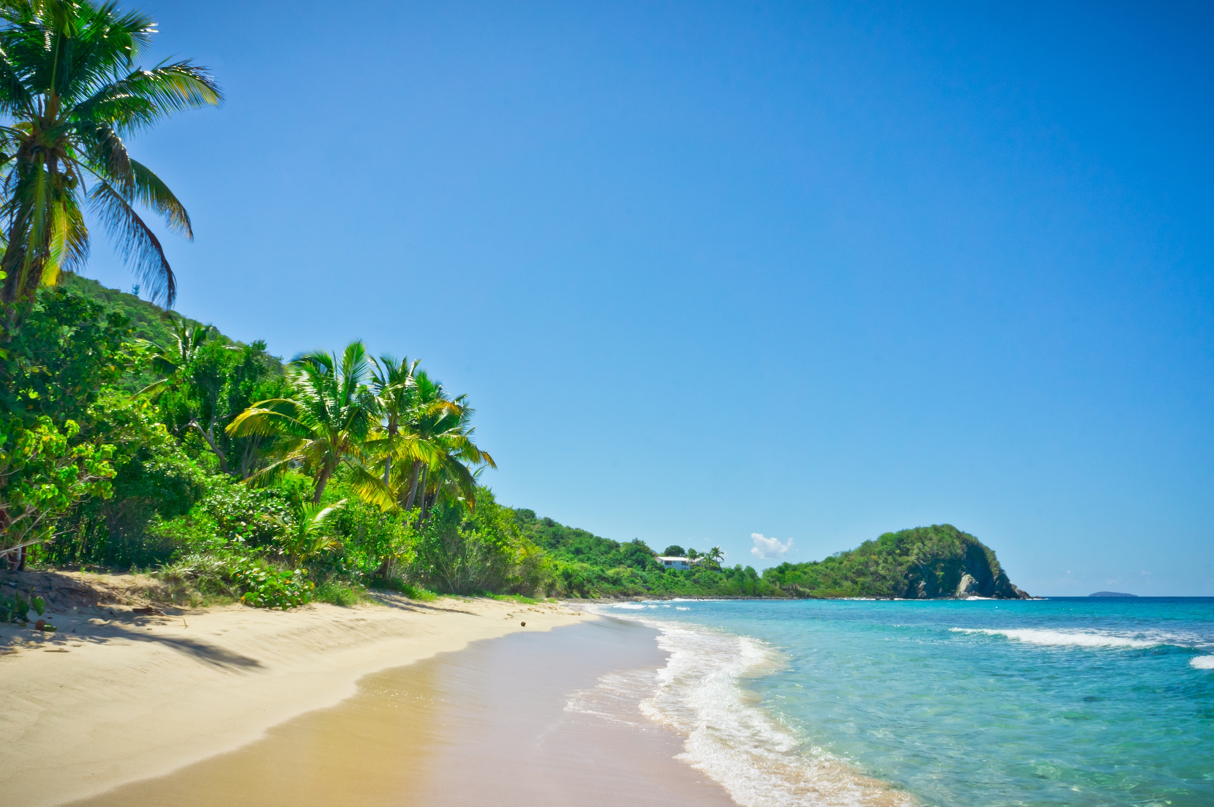 Beautiful view of Tortola, British Virgin Islands
