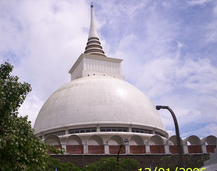 kalutara stupa new kalutara stupa far view