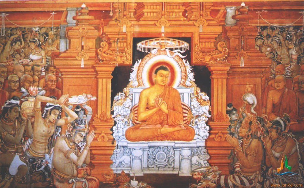 Buddha's 3rd visit of kelaniya temple Buddha's 3rd visit of kelaniya temple