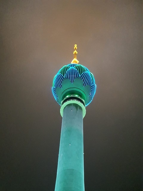 shape of the tower at night shape of the tower at night