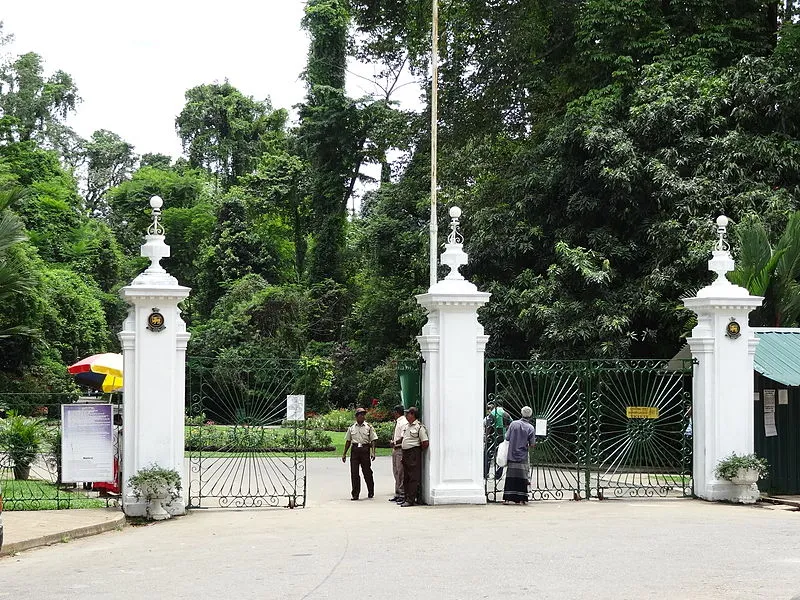 Peradeniya botanical garden entrance gate Peradeniya botanical garden entrance gate