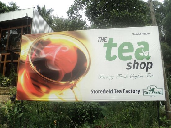 Storefeild tea factory outside board storefeild tea factory board outside