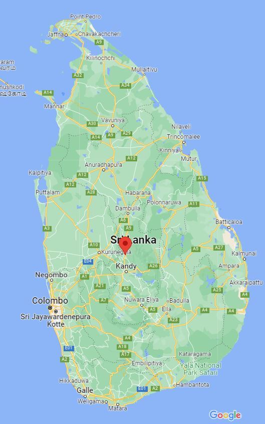 matale google map view matale google map